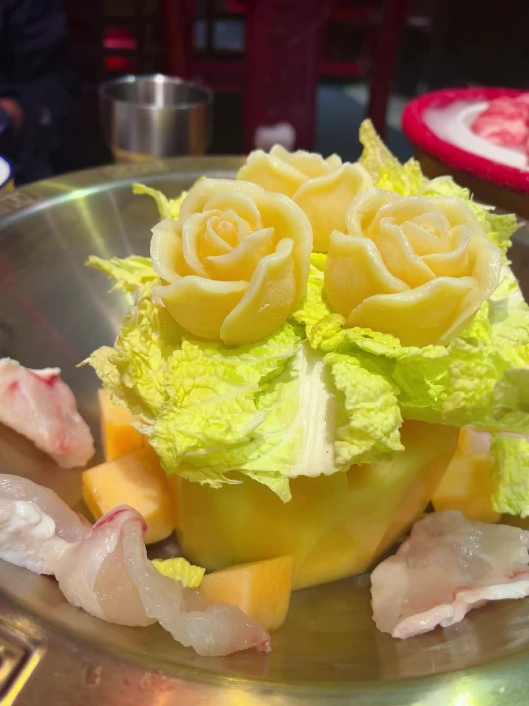 香濃豆乳蜜瓜龍躉雞湯鍋