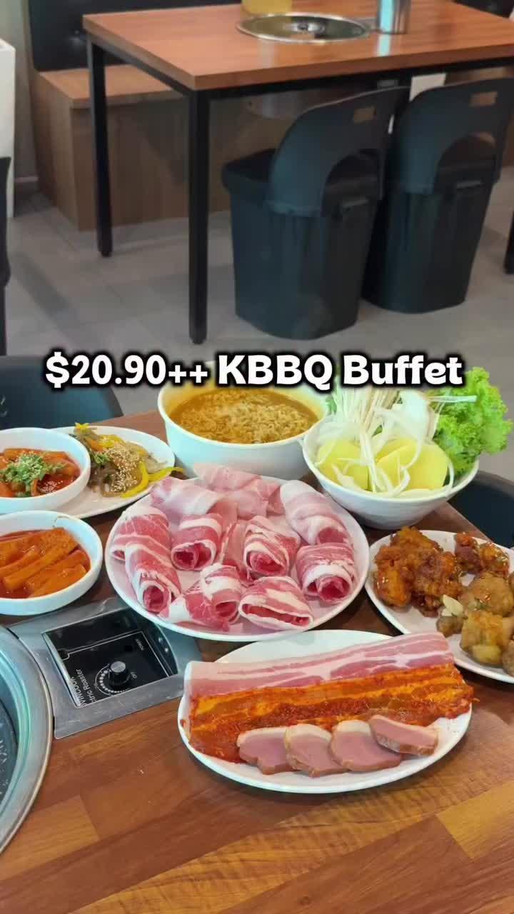 K.COOK Korean BBQ Buffet (The Woodleigh Mall)'s Video - Korean ...